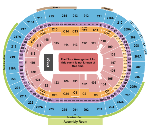 Xfinity Mobile Arena Disney On Ice Seating Chart